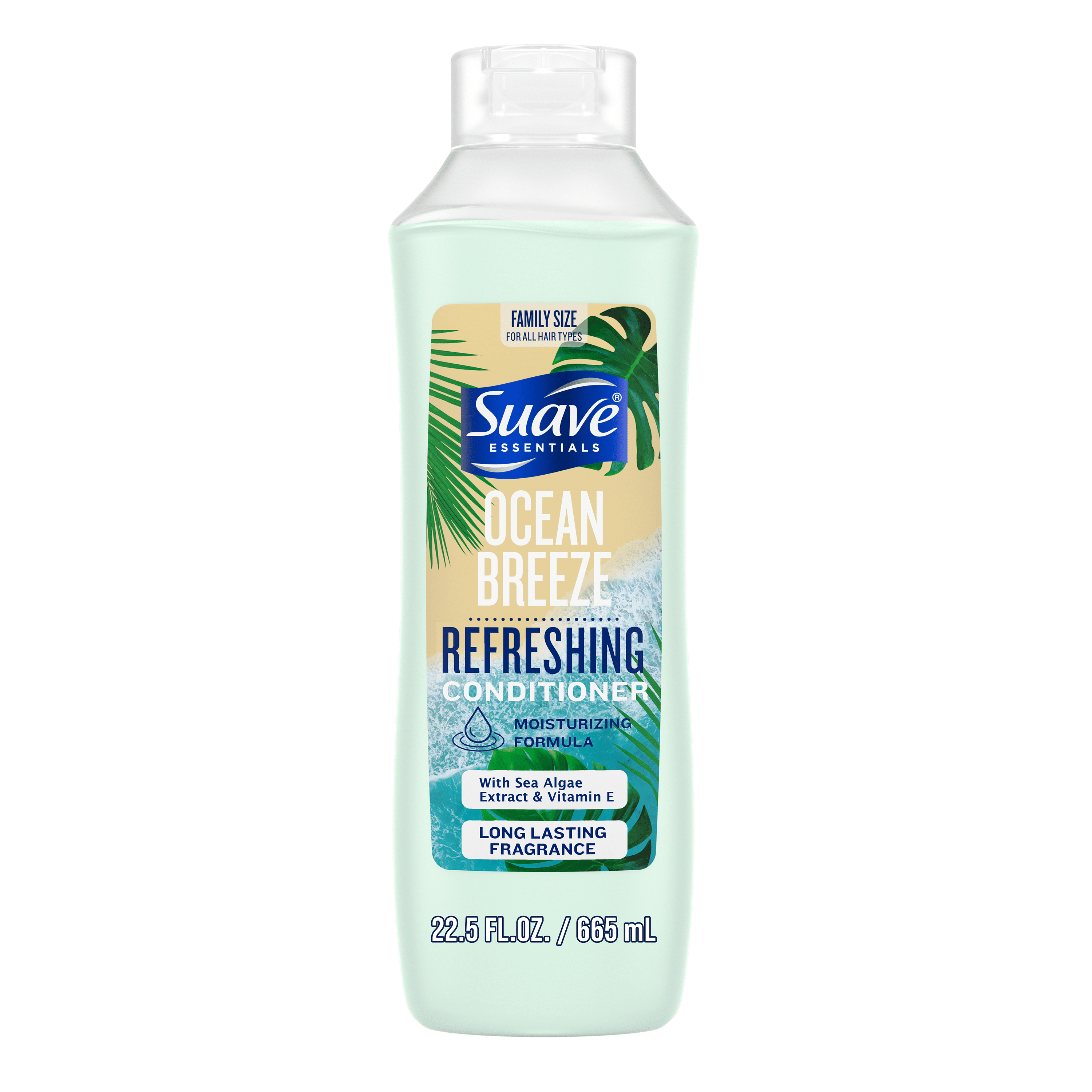 (2 pack) Suave Essentials Ocean Breeze Long Lasting Fragrance Refreshing Conditioner 22.5 oz