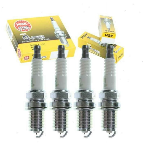 4 pc NGK G-Power Spark Plugs compatible with Toyota RAV4 2.0L 2.4L L4 1996-2008