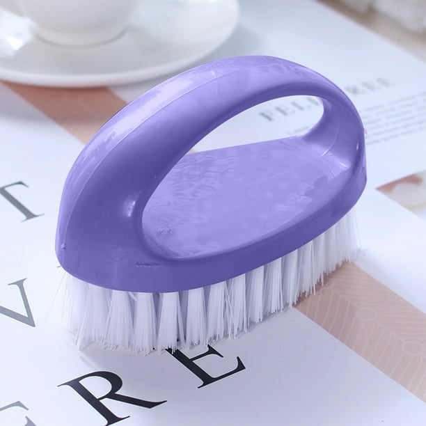 Cepillo de limpieza para fregar, cerdas de nailon rígidas resistentes, cepillo de limpieza multiusos, tamaño pequeño