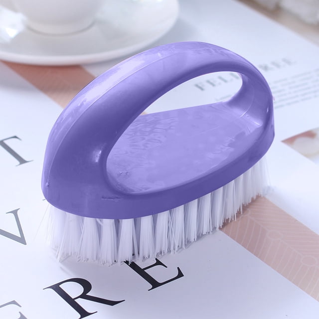 Scrub Brush For Cleaning Scrubbing Heavy Duty Stiff Nylon Bristles Cleaning Brush Multi-Purpose, Small Size