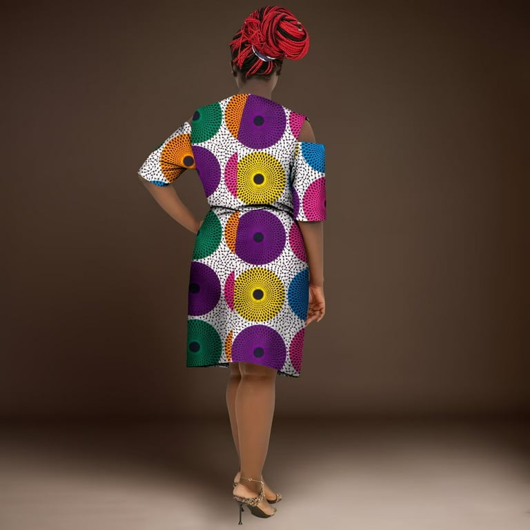 Bintarealwax African Clothes for Women Short Sleeve One button dresss Bazin Riche African Print Clothing Lady African windbreaker WY10358 - Walmart.com Bintarealwax African Clothes for Women Short Sleeve One button dresss Bazin Riche African Print Clothing Lady African windbreaker WY10358 - Walmart.com