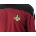 thumbnail image 4 of Star Trek The Next Generation Mens' Picard TNG Uniform Starfleet Federation Costume Sleepwear Lounge 2-Piece Pajama Set, 4 of 6