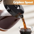 thumbnail image 3 of 14 Cup Coffee Pot Replacement,Cuisinart Coffee Pot Replacement Maker Models DCC-3200, DCC-2200, DCC-2200RC, DCC-2600, DCC-2800, DCC-3200FR, CBC-7200PC, DCC-1800FR,Glass Coffee Pot, 3 of 7