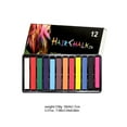 thumbnail image 4 of US 12 Color Set Temporary Hair Chalk Set Washable Color One-time Dye Kid Safe, 4 of 5