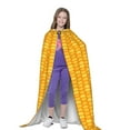 thumbnail image 4 of Honeii Corn Kernels Print Poncho Cape, Cloak Coat, Snuggly Hooded Wearable Blanket, Hooded Cape For Teenagers,Halloween Costumes-Medium, 4 of 7