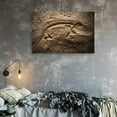 thumbnail image 2 of wall26 - Canvas Wall Art - Vintage Fossil - Bedroom Modern Home Art Stretched and Framed Ready to Hang - 24x36 inches, 2 of 4