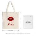 thumbnail image 3 of Stylish Canvas Tote Bag with Bold " TO THE TRAP MUSIC " - Perfect for Parties Travel and Shopping, 3 of 4