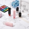 thumbnail image 4 of 4Pcs 6ml Square Empty Lip Gloss Tube Glaze Container with Wand Applicator and Rubber Stopper Black Pink Gradient Refillable Lipgloss Balm DIY Samples Bottle Tube with Droppers Funnel for DIY, 4 of 6