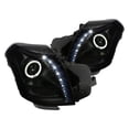 thumbnail image 1 of Projecteurs Halo Noirs et Fumés avec LED pour Cadillac CTS 2003-2007, 1 of 1