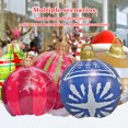 thumbnail image 4 of Navidad impermeable inflable bola de Navidad Patio Patio Decoración Sala de estar Año Nuevo Ornamento Juguetes Fuentes de fiesta 60 cm Tipo 1 Noticed HA010309-01, 4 of 6