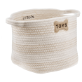 thumbnail image 2 of Bouclair White Dog Off white Basket, 2 of 3