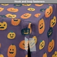 thumbnail image 4 of Halloween Dog Crate Cover, Spooky Pumpkins Funny Evil Harvest Day of the Dead Celebration Layout, Easy to Use Pet Kennel Cover Small Dogs Puppies Kittens, 7 Sizes, Orange and Violet, by Ambesonne, 4 of 6