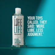 LUBELIFE Toy-Safe Water-based Lubricant For Sex, Non-Staining and Easy Clean Personal Lube, 12 fl oz