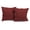 Red, variant on Newpoint Microsuede 16-Inch-by-16-Inch and Down Filled Pillows, Peridot, 2-Pack