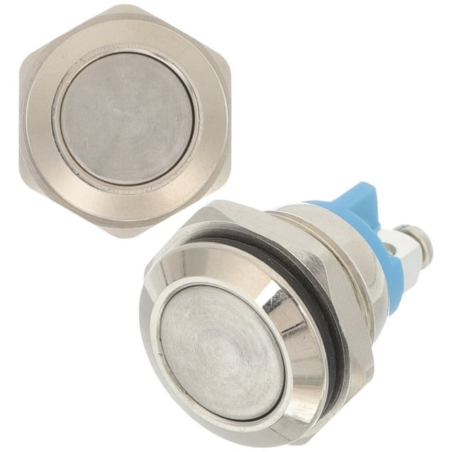 IFANLANDOR 2pcs Door Buzzer Button Gold Frame Classic Color Indoor Installation Hotel Use