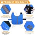 thumbnail image 4 of Cold Weather Dog Coats Loft Reversible Winter Fleece Dog Vest Waterproof Pet Jacket Available Xs, 4 of 4