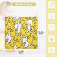 thumbnail image 2 of SKYSONIC 3 PCS Duck Rubber Baby Muslin Washcloths, Soft Absorbent Face Towel Burp Cloths Cotton Bath Wipes Infant Wash Cloth for Newborn Boys Girls, 2 of 7