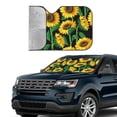 thumbnail image 4 of Disketp Windshield Sun Shade, Car Sun Shade For Front Window Sunflower Sunshades Sun Visor Protector Blocks Uv Rays Foldable, 4 of 9