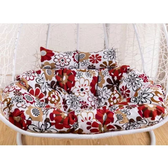 Cojín de asiento de cesta colgante para columpio, silla de hamaca de huevo colgante gruesa para el hogar, jardín, mecedora, sin silla Fivean unisex