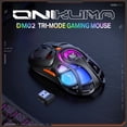 thumbnail image 4 of Siivton Wireless Gaming Mouse,2.4GHz and Bluetooth, 12800 DPI, 6 RGB Light Modes, 1000Hz Polling Rate, Compatible with Windows/Mac, Black, 4 of 8