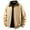 C112/Khaki, variant on Rggeeun Jackets For Men Casual Lightweight Workwear Loose Fit Unisex Spring Fall Fashion Outerwear With Lapel Comfortable Daily Wear Outwear Fashion