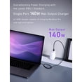 thumbnail image 3 of Cargador CIO NovaPort Trio II de 140 W con 3 puertos USB-C GaN, 3 of 9