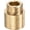 Yellow, variant on Nickel Plated Brass Male to Female Nipple Pipe Fitting Extension, Apply to Outdoor/Faucet/Industrial (G1/2 Thread, 40mm Length)