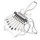 thumbnail image 4 of 1 juego de mini piano de pulgar Kalimba de 8 teclas, instrumento de dedo de cristal transparente para principiantes, juguete musical portátil Kalimba, 4 of 7