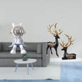 thumbnail image 2 of Estatua De Reno Astronauta Nórdico, Figura De Resina, Escultura Decorativa Para Estantería, Entrada, Sala De Estar, Armario, Mesa, Boda, Inauguración De La Casa, Decoración Del Hogar, 2 of 8