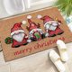thumbnail image 5 of Felpudo decorativo de bienvenida de Navidad, felpudo de Navidad con divertido gnomo Tomte, felpudo de goma antideslizante para Navidad, felpudo de entrada para interior y exterior, felpudo para, 5 of 5