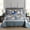 B-misty Blue-King, variant on Super King A-brown 3-piece Quilt Bedding Set