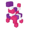 thumbnail image 3 of Waloo Sports Jumbo Building Blocks for Toddlers & Kids - Brings Kids Ideas to Life & Helps with Creative and Educational Development (43 Pc Set, Pink/Purple/White), 3 of 3