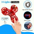 thumbnail image 5 of Jeexi LED Light Fidget Spinner - 2 Pack, Lighting Fidget Hand Finger Spinner Toy - Stress Reduction and Anxiety Relief Great Gif for Children, Kids & Adults, 5 of 8