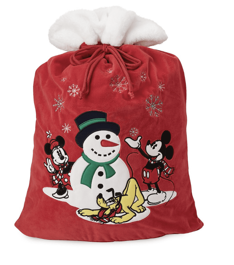 plush christmas sack