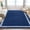Blue, variant on Washable 8x10' Area Rug – Soft Neutral Non Slip Large Rug with Rubber Back, Low Pile Stain Resistant – Modern Carpet for Living Room, Bedroom, Dining Room, Farmhouse