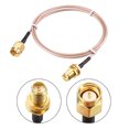thumbnail image 2 of Cable coaxial de RF de baja pérdida RG-178 Macho SMA a Hembra RP-SMA 50cm 2uds Unique Bargains cables de audio coaxiales digitales, 2 of 4