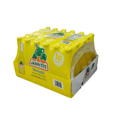 Jarritos Pineapple Piña Soda 12.5 oz, 30 Count