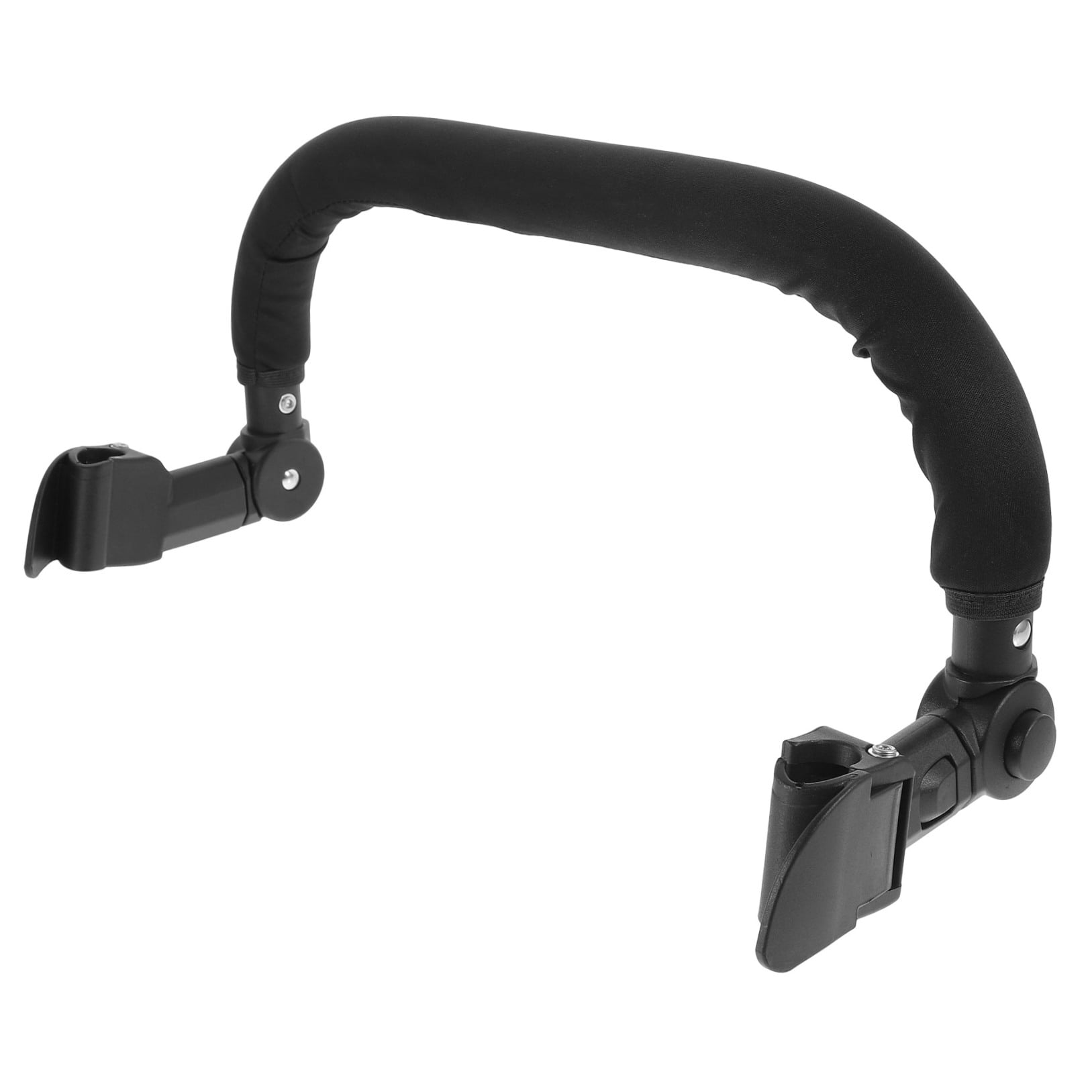 OUNONA Universal Stroller Handlebar Arm Bar Black Sponge Plastic Adjustable Safety Enhancement 1Pack