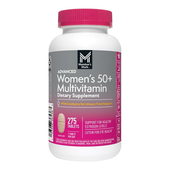 Member's Mark Advanced Women's 50+ Multivitamin Tablets, 275 ct.
