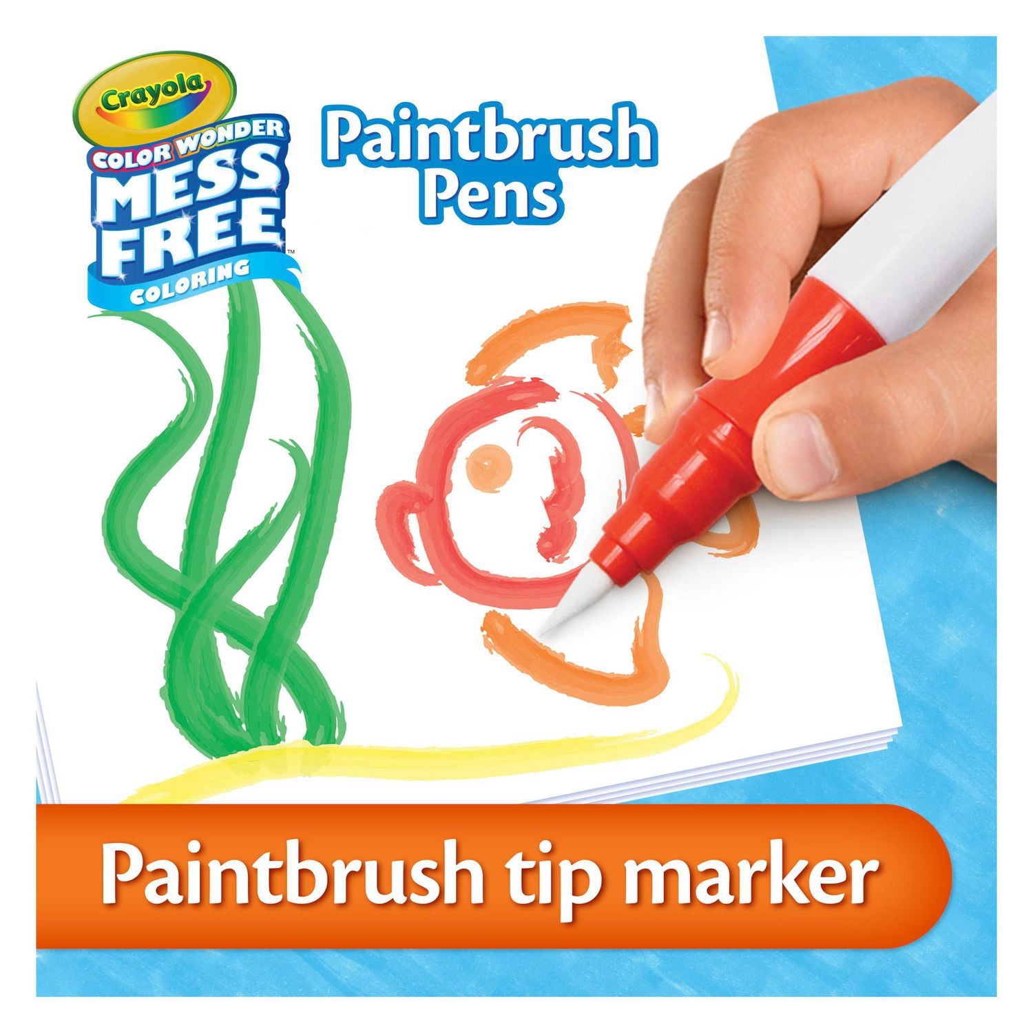 8 Stylos-Pinceaux Color Wonder Crayola