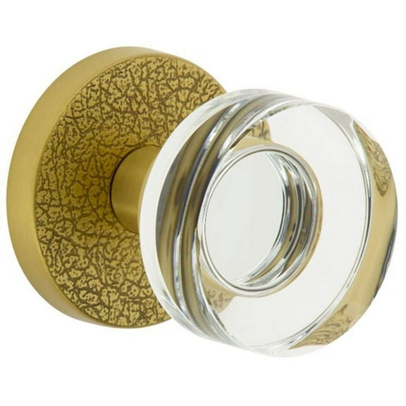 Viaggio Clomltclc_Dd Motivo Solid Brass Non-Turning Two-Sided Dummy Door Knob Set - Brass