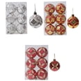 thumbnail image 4 of 6pcs Christmas 6CM Christmas Decoration Props Christmas Tree Decoration Plastic Balls Christmas, 4 of 4