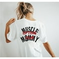 thumbnail image 2 of Muscle Mommy Lifting Club Oversized Gym Shirt, Pump Cover Tee for Women, Girls Who Lift, Workout Gift for Her, 2 of 7