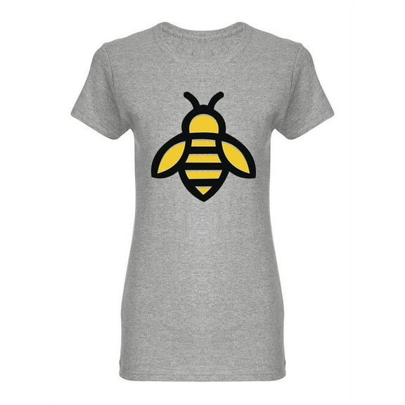 Bee Logo Style T-Shirt Women -Image by Shutterstock, Female Medium