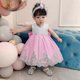 thumbnail image 4 of Kids Baby Girl Party Bowknot Tutu Dress Pageant Wedding Princess Christening-Sincere, 4 of 5