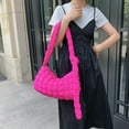 thumbnail image 5 of Bubble Hobo Bags for Women Bubble Tote Bag Cloud Shoulder Bag Hobo Bag Casual Purse Satchel Gift for Women - Rose Pink, 5 of 6