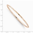 thumbnail image 2 of 10K Rose Gold bracelet Bangle 8.25 in 14 mm Slip-On, 2 of 2