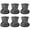 Dark Gray(6-pack), variant on 6 Pieces Summer Face Cover Scarf Mens Neck Gaiter For Men Women UV Protection Face Breathable Sun Protection Cycling Running