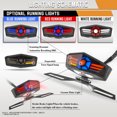 thumbnail image 2 of Motorcycle Modification Accessories Integrated LED Tail light with Turn Signal License Plate Light Dynamic Breathing Running Light, 2 of 6
