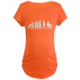 thumbnail image 1 of CafePress - Office Evolution Maternity T-Shirt - Maternity Dark T-Shirt, 1 of 1